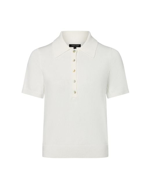 Marie Lund White Poloshirt