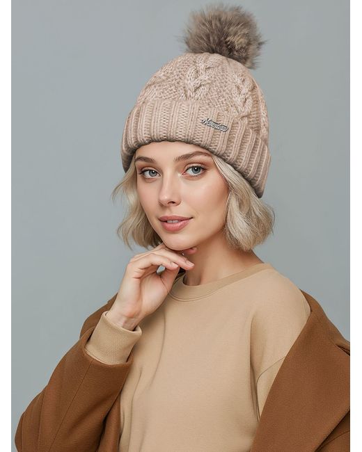 Neverless Brown Mütze Jule
