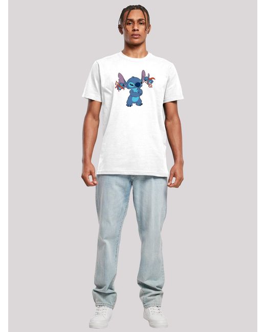 F4NT4STIC T-Shirt Disney Lilo And Stitch Little Devils in Blue für Herren