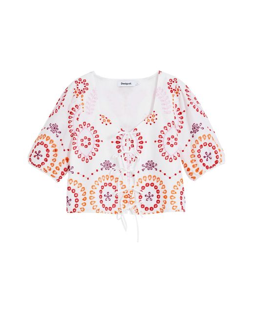 Desigual Pink Bluse