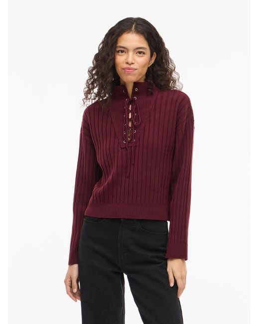 Vila Red Pullover Gina
