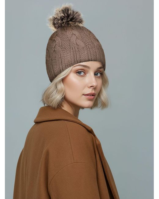Neverless Brown Mütze Katy