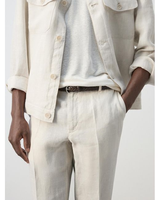 Mango Hose Soller in White für Herren