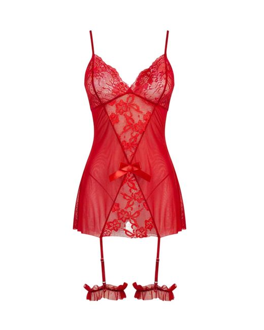 C&City Red Neglige