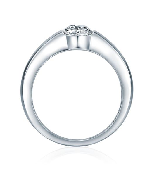 Trilani White Ring