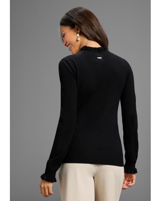 Laura Scott Black Pullover