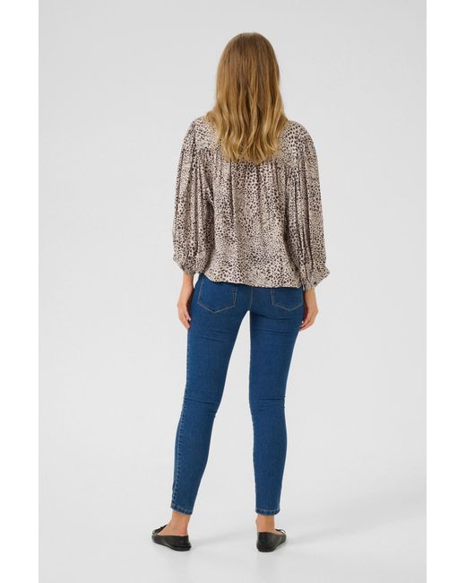 Kaffe Gray Bluse Kadebra