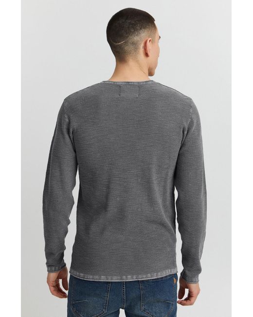 INDICODE Pullover Karpo in Gray für Herren