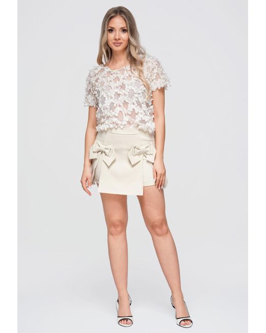 Ombre White Bluse