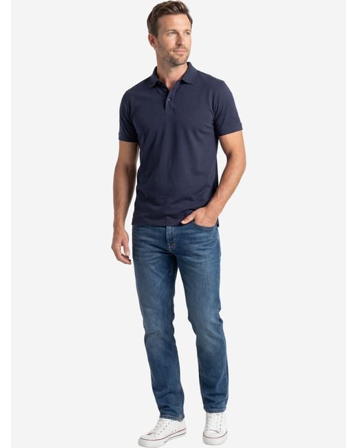 RAGMAN Shirt Basic in Blue für Herren