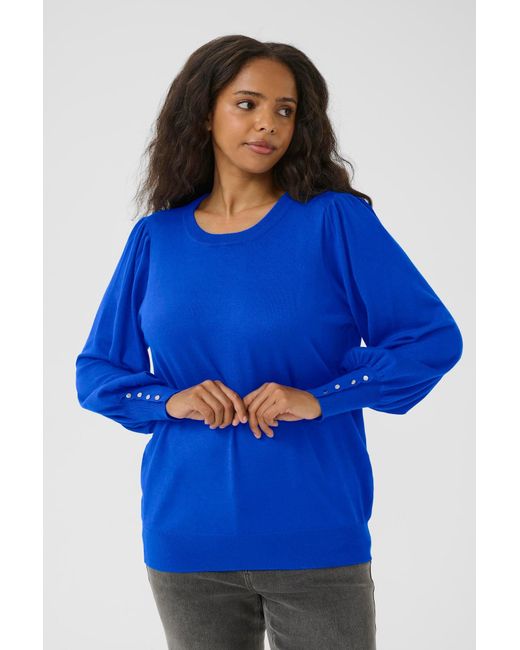 Kaffe Blue Pullover Lizzy