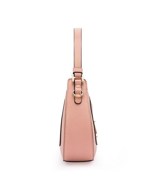 L. CREDI Pink Schultertasche Odelia