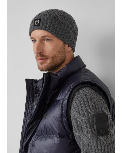 S.oliver Mütze in Gray für Herren