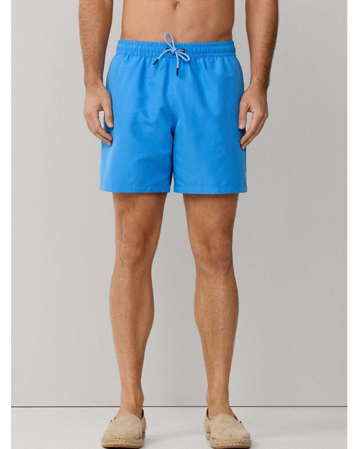 Hackett Badeshorts ICON SOLID in Blue für Herren