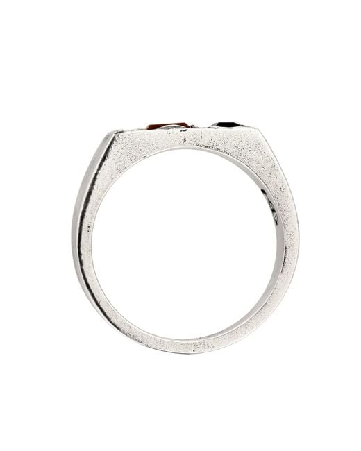 Haze & Glory Ring in White für Herren