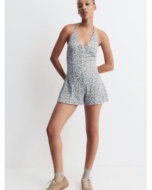 Pull&Bear Blue Jumpsuit