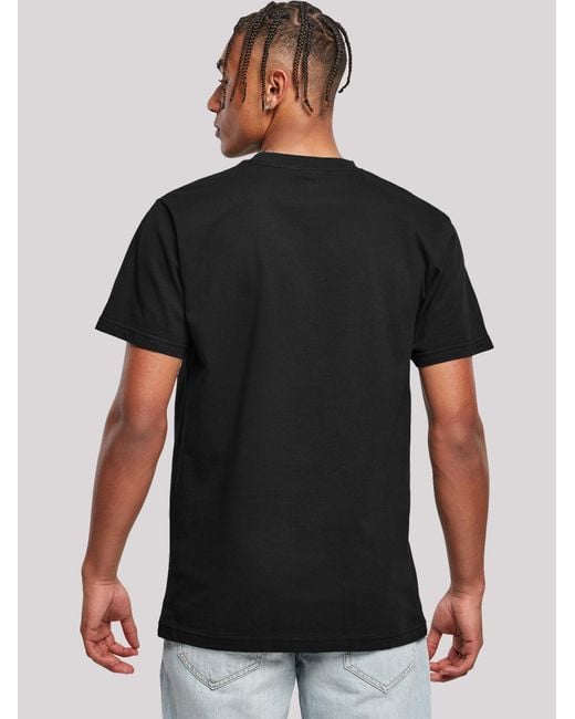 F4NT4STIC T-shirt 'lilo & stitch' in Black für Herren