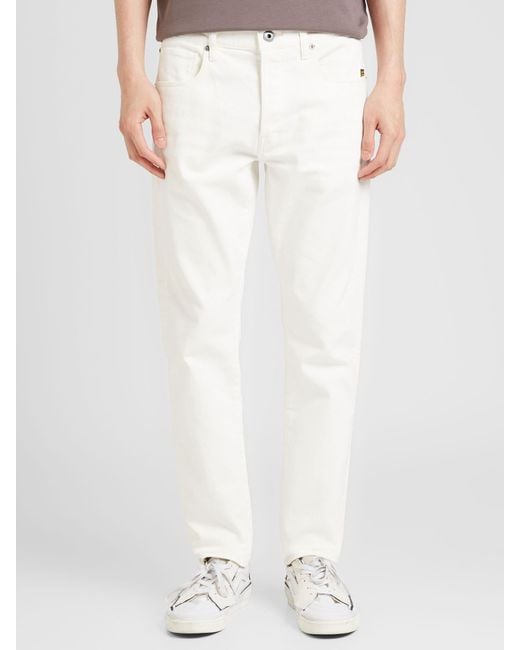 G-Star RAW Jeans '3301' in White für Herren