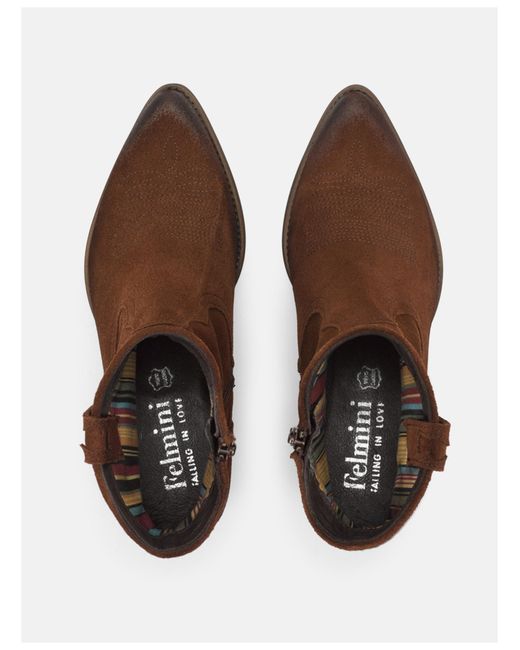 Felmini Brown Ankle Boots