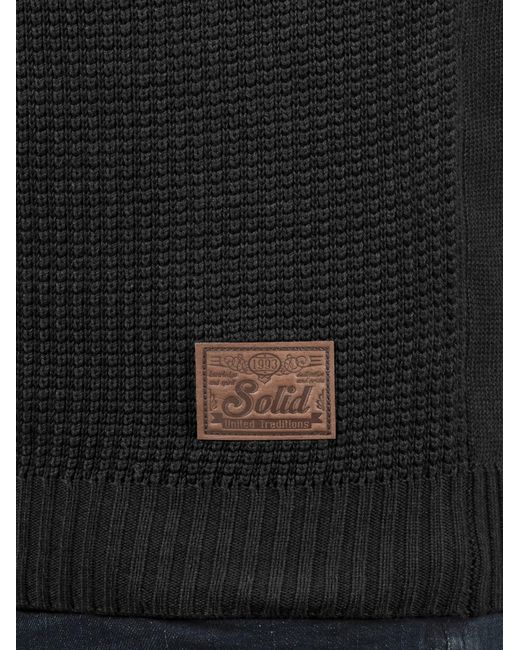 Solid Pullover Tommy in Black für Herren