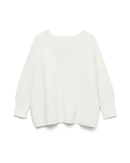 Vero Moda White Pullover Vmnew Nora