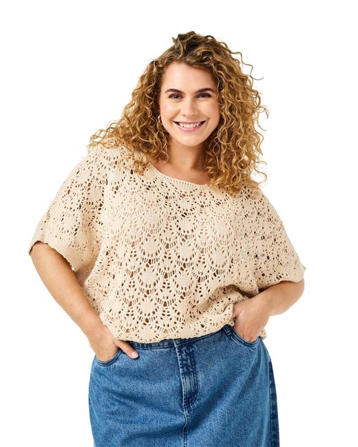 Zizzi Natural Pullover Msummer