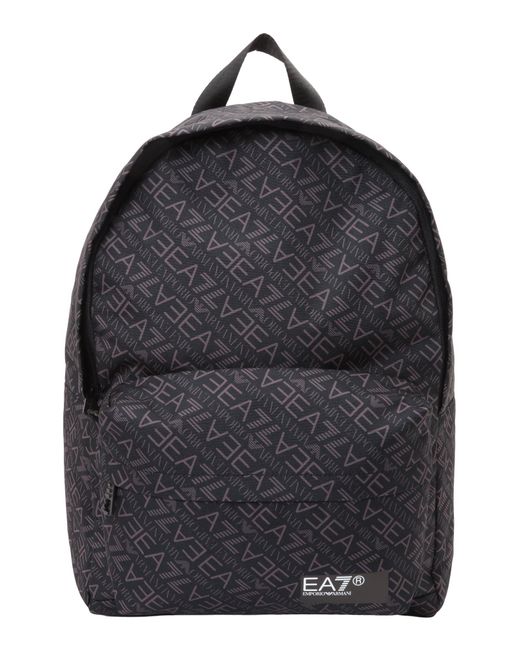 EA7 Black Rucksack
