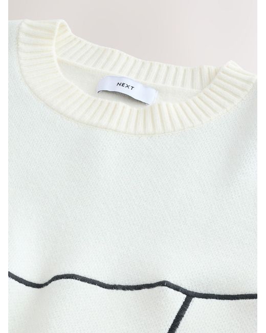 Next Pullover in White für Herren