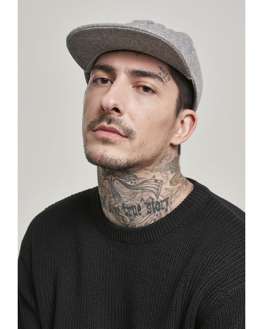 Flexfit Cap Melton in Gray für Herren