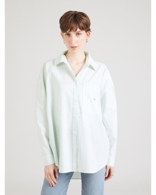 Calvin Klein White Bluse 'Summer'