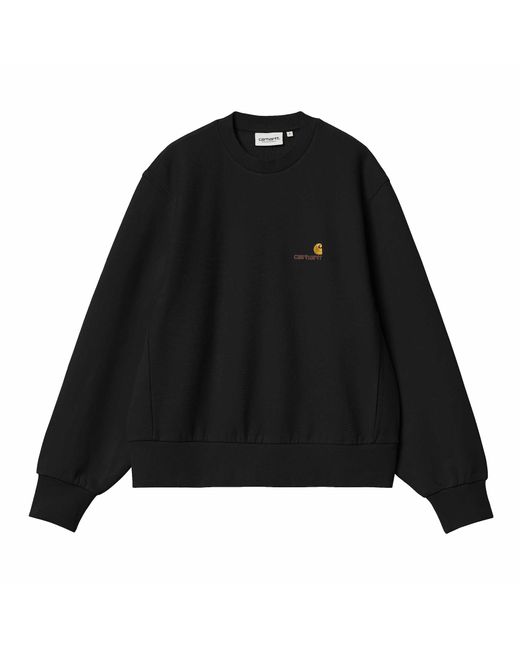Carhartt Black Sweatshirt 'American Script'