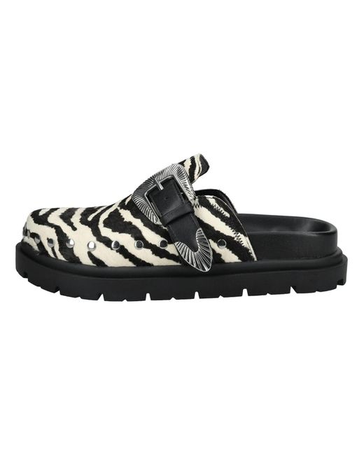 Steve Madden Black Clogs