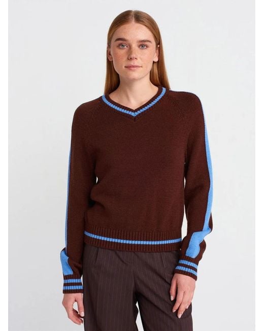 Dilvin Red Pullover Pullover