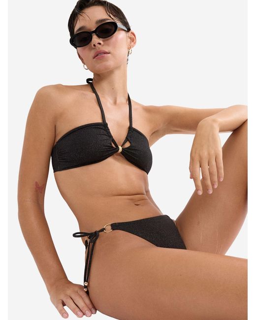 Triumph Black Bandeau Bügel-Bikinitop Label Summer Sunset