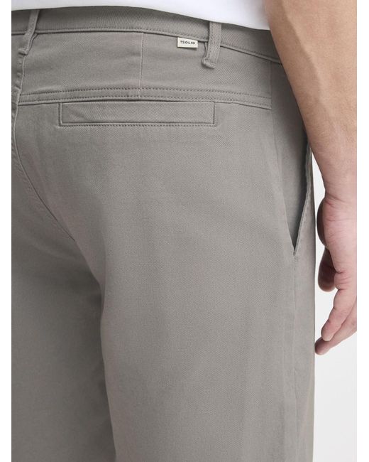 Solid Chinohose Karlo in Gray für Herren