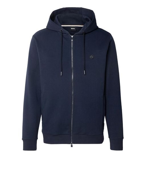 Boss Sweatjacke in Blue für Herren