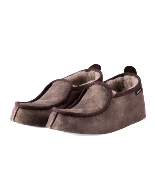 Shepherd Hausschuh Malte in Brown für Herren