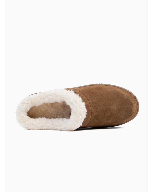 Minnetonka Brown Clogs Emerson