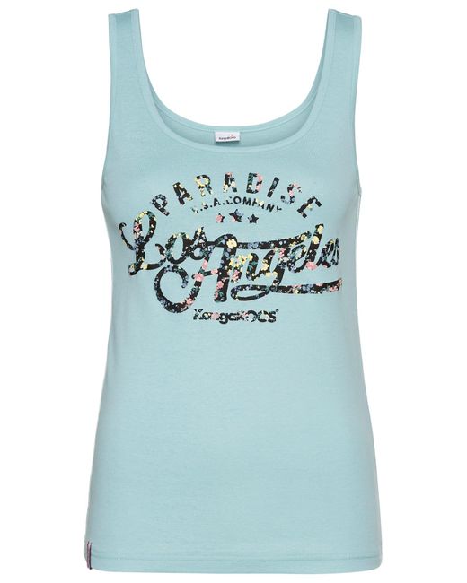 Kangaroos Blue Top