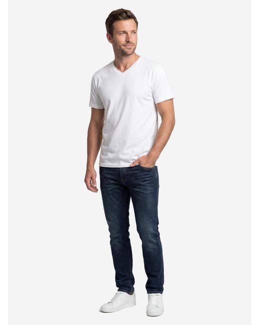 Lerros Shirt Basic in White für Herren