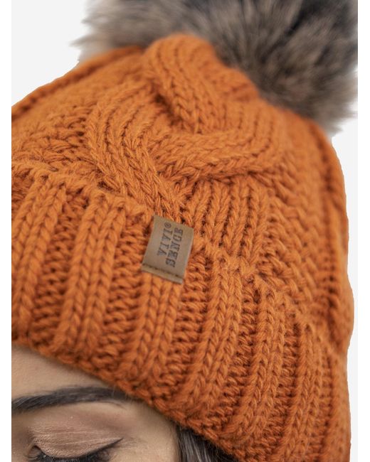 Vivience Orange Mütze 7014 Set