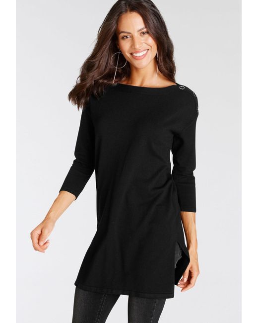 Laura Scott Black Pullover