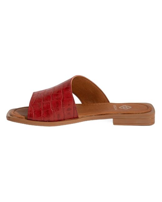 Desa Red Pantolette Folien