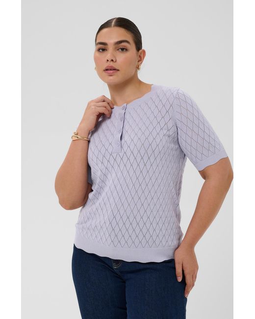 Kaffe Purple Pullover Birthe