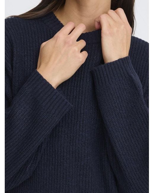 Oxmo Blue Strickpullover