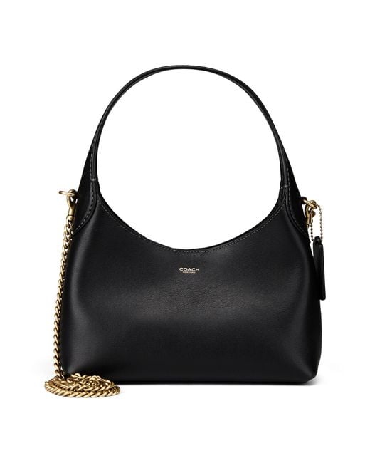 COACH Black Schultertasche Brooklyn