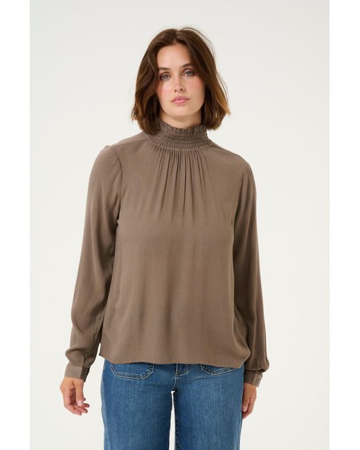 Kaffe Brown Bluse Trine
