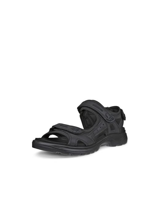 Ecco Black Sandale Offroad