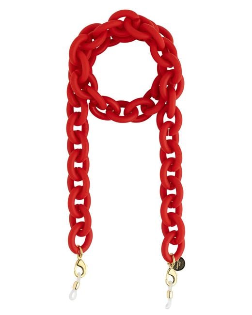 CHEEKY CHAIN MUNICH Red Brillenkette Chunky Soft