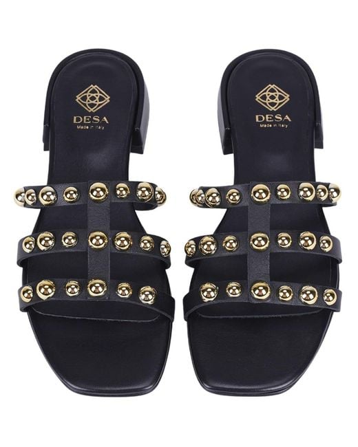 Desa Blue Pantolette Folien